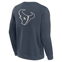 Men's Fanatics Navy Houston Texans Elements Future Ground Lettering Pullover Sweatshirt