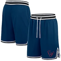 Short de football Fanatics bleu marine pour homme Houston Texans Elements Future Ground