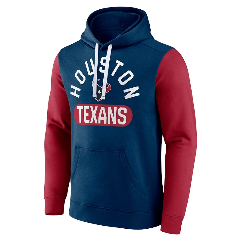 Sweat à capuche Fanatics Navy Houston Texans Extra Point pour hommes