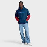 Sweat à capuche bleu marine Fanatics pour homme, motif casque des Houston Texans