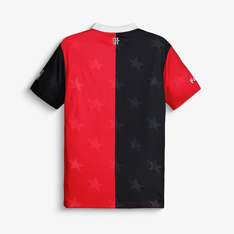 Men's Fanatics Navy Houston Texans NFL Football x V-Neck Fan Top