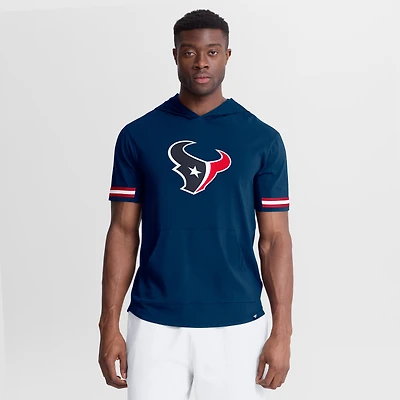 T-shirt à capuche manches courtes Fanatics Navy Houston Texans Optimal Play pour homme