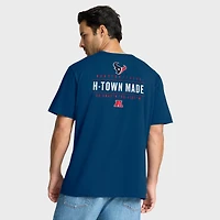 T-shirt Fanatics bleu marine pour homme avec poche passe des Houston Texans