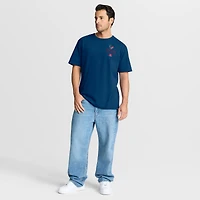 T-shirt Fanatics bleu marine pour homme avec poche passe des Houston Texans