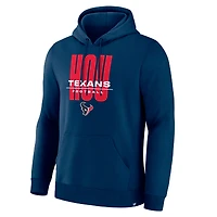 Sweat à capuche Fanatics Navy Houston Texans Right Tackle Legacy pour homme
