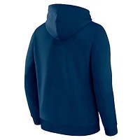 Men's Fanatics Navy Houston Texans Right Tackle Legacy Pullover Hoodie
