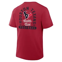 T-shirt rouge pour homme Fanatics des Houston Texans Fluid Motion Legacy