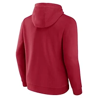 Sweat à capuche rouge Houston Texans Team Lock-Up Fanatics pour hommes