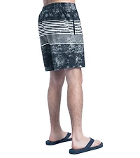 Men's G-III Sports by Carl Banks  Navy/Gray Houston Texans Horizon Volley Swim Shorts