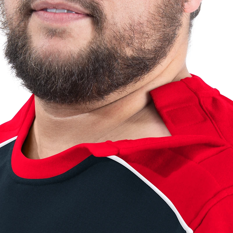 Sweat-shirt ras du cou adaptatif Lord Stanley bleu marine G-III Sports by Carl Banks pour homme des Houston Texans