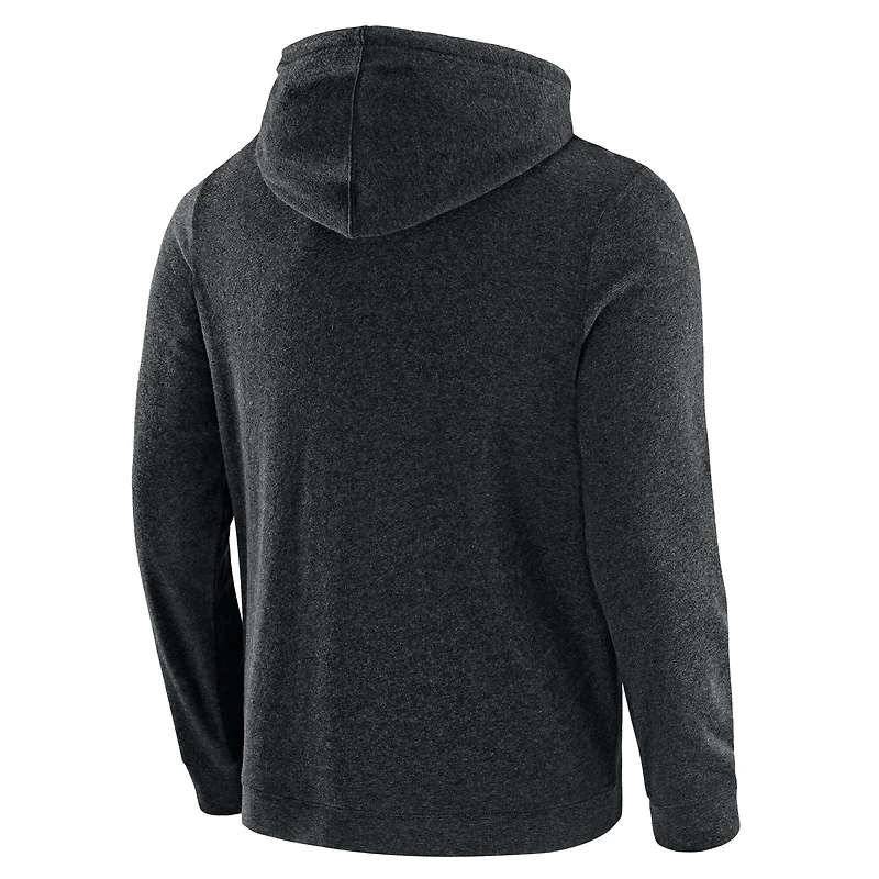 Sweat à capuche zippé tri-blend gris chiné foncé J. Palmer pour homme des Houston Texans Players Lounge