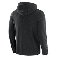 Sweat à capuche zippé tri-blend gris chiné foncé J. Palmer pour homme des Houston Texans Players Lounge