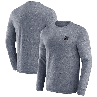 Men's J. Palmer Navy Houston Texans Four Down Long Sleeve T-Shirt