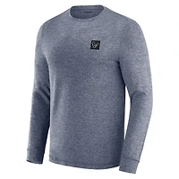 T-shirt à manches longues pour homme J. Palmer bleu marine des Houston Texans