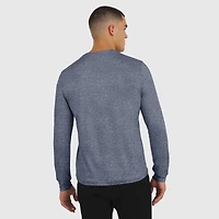 T-shirt à manches longues pour homme J. Palmer bleu marine des Houston Texans
