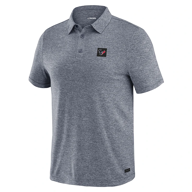Polo à quatre points bleu marine J. Palmer pour homme des Houston Texans