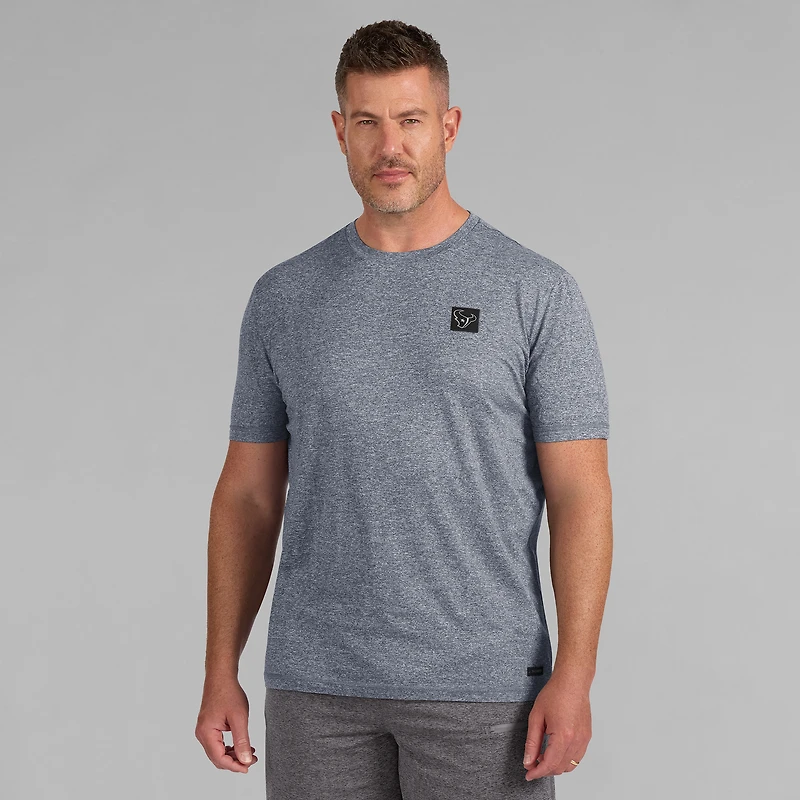 T-shirt à quatre points bleu marine J. Palmer pour homme des Houston Texans