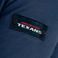 Sweat-shirt zippé bleu marine Houston Texans QB1 pour homme de J. Palmer