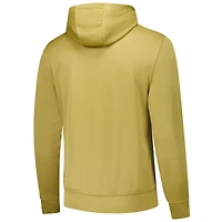 Men's Khaki Houston Texans Top Ranked Pullover Hoodie