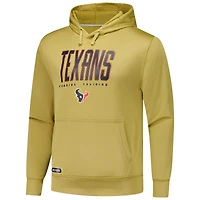 Men's Khaki Houston Texans Top Ranked Pullover Hoodie