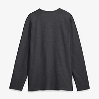 Men's Logo Athletic Charcoal Houston Texans Primary Long Sleeve T-Shirt