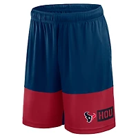 Men's Logo Athletic Navy Houston Texans Best of the Shorts