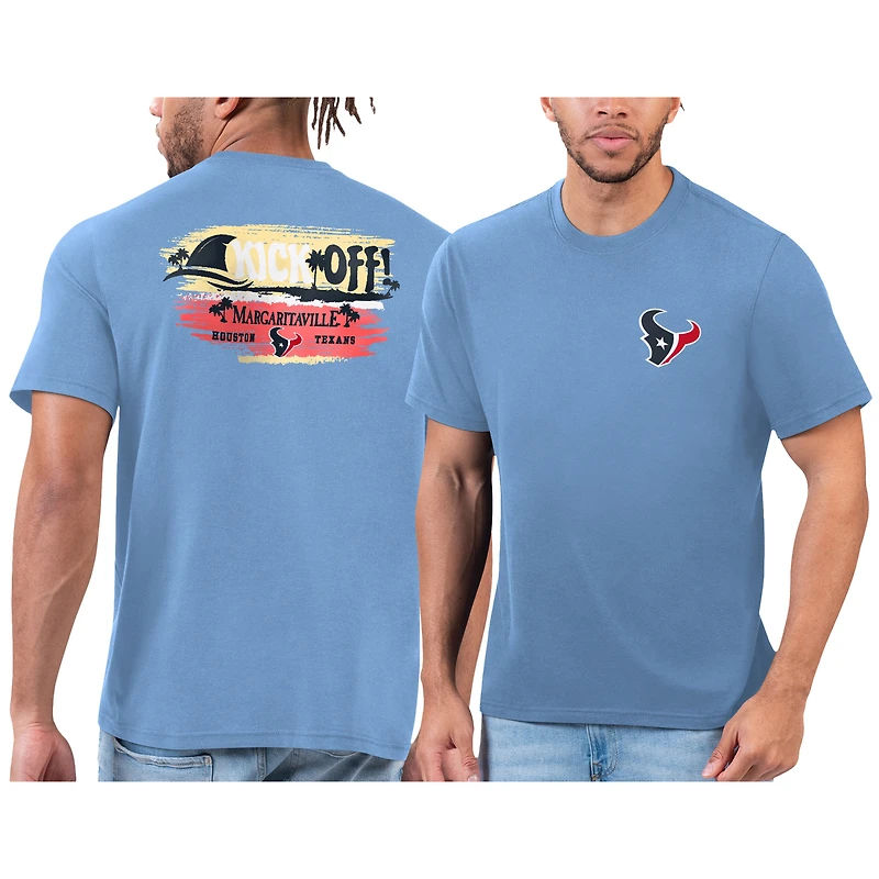 T-shirt bleu Margaritaville pour hommes des Houston Texans