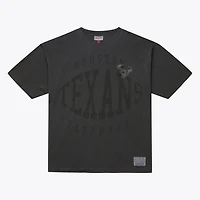T-shirt noir premium pour homme Mitchell & Ness, collection Houston Texans Downtown