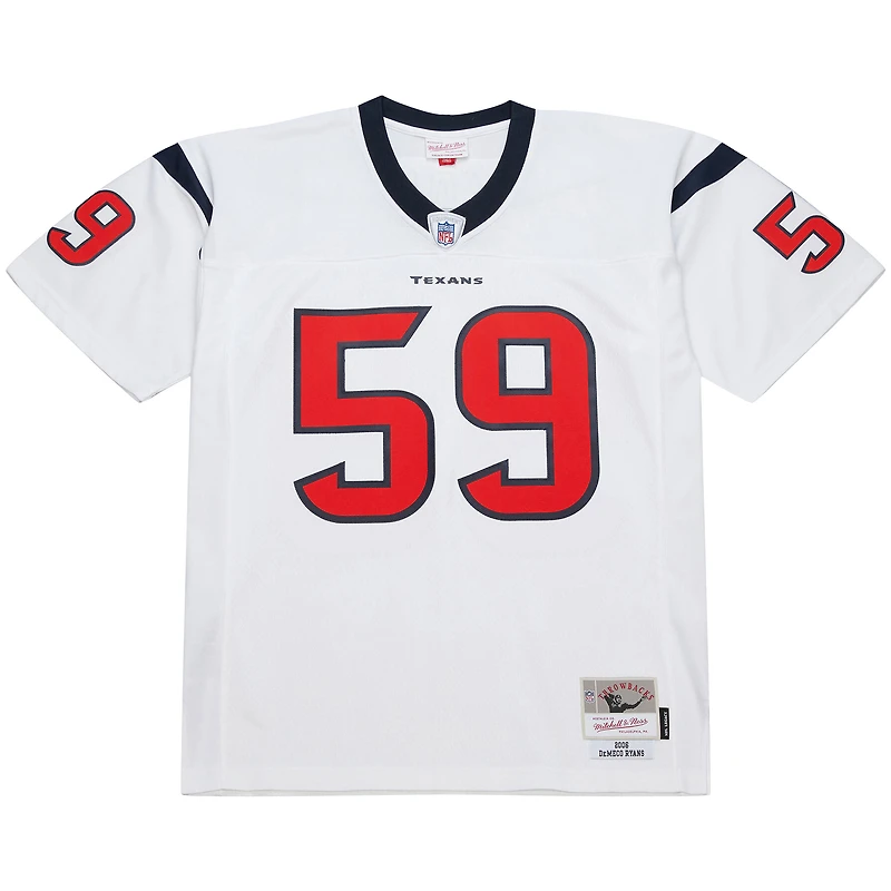Maillot réplique blanc Mitchell & Ness DeMeco Ryans des Houston Texans 2006 Legacy pour homme
