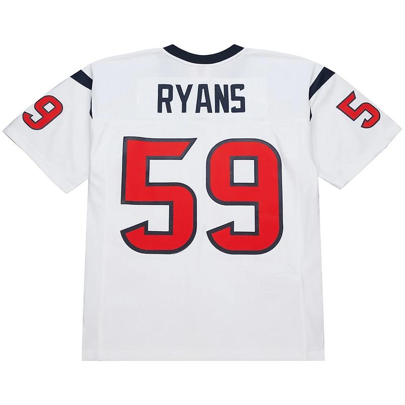 Maillot réplique Mitchell & Ness DeMeco Ryans blanc Houston Texans 2006 Legacy pour homme
