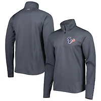Men's MSX by Michael Strahan Charcoal Houston Texans Half-Zip Pullover