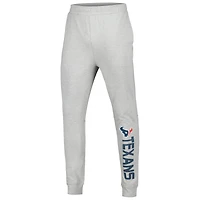 Pantalon de jogging lounge MSX by Michael Strahan gris Houston Texans pour hommes