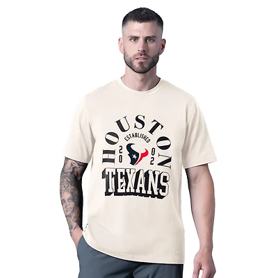 T-shirt vintage MSX par Michael Strahan pour homme, blanc, Houston Texans, Whiteout