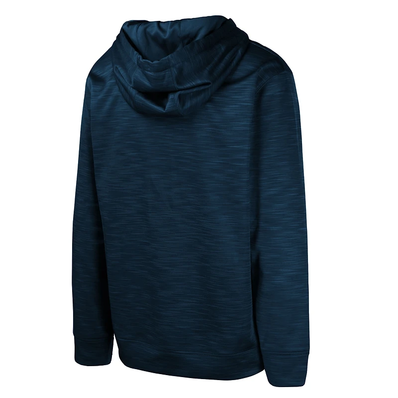 Men's Navy Houston Texans Streak Fleece Pullover Hoodie