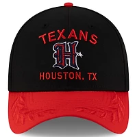 Men's New Era Black/Red Houston Texans 2025 NFL Draft 39THIRTY Flex Hat