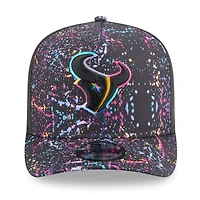 Casquette snapback 9FIFTY noire New Era Houston Texans 2025 NFL Crucial Catch pour homme