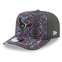 Casquette snapback 9FIFTY noire New Era Houston Texans 2025 NFL Crucial Catch pour homme
