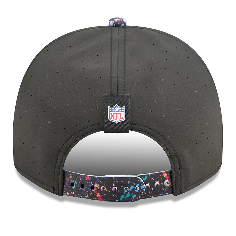 Casquette snapback 9FIFTY noire New Era Houston Texans 2025 NFL Crucial Catch pour homme