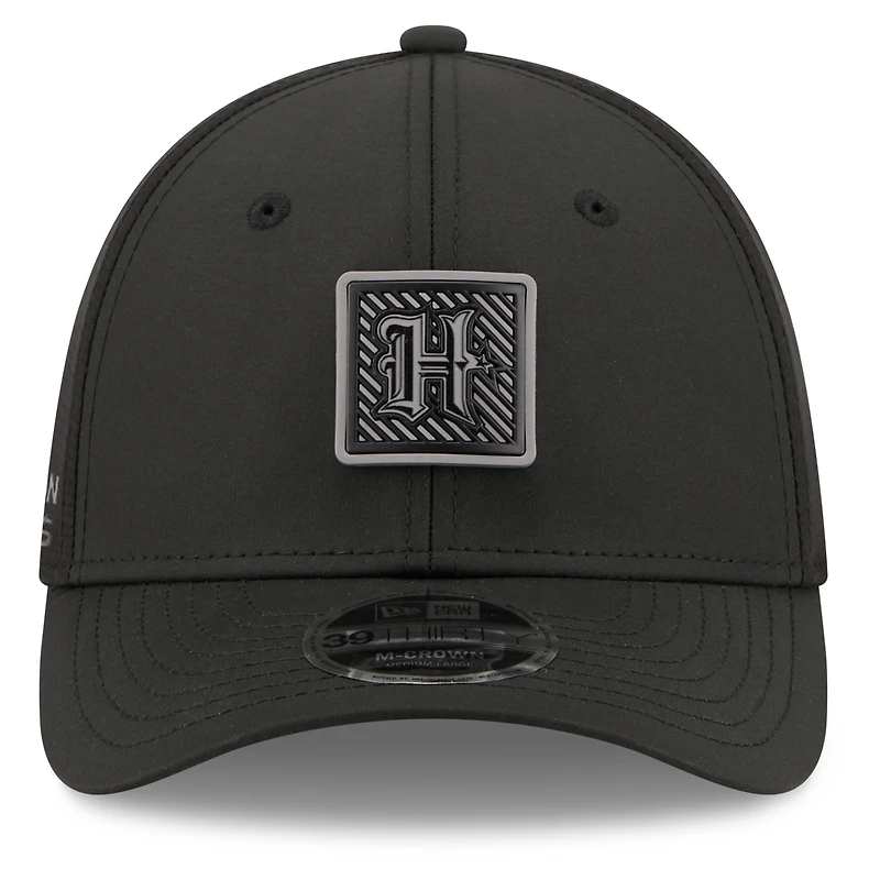 Men's New Era Black Houston Texans 2026 NFL Training Camp 39THIRTY Flex Hat