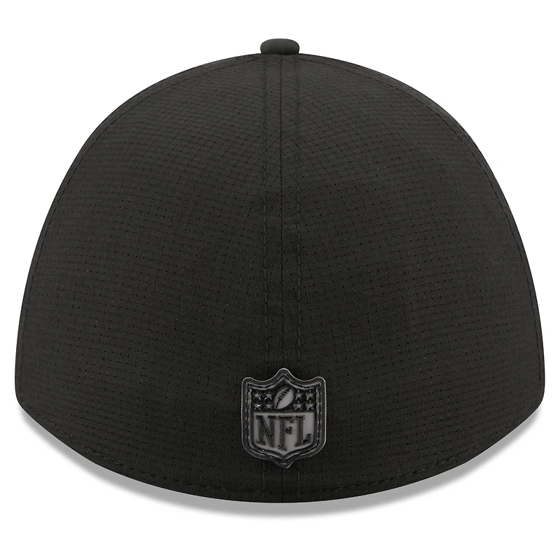 Men's New Era Black Houston Texans 2026 NFL Training Camp 39THIRTY Flex Hat