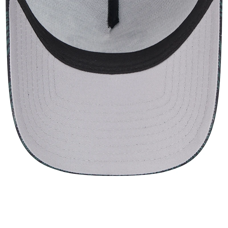 Men's New Era Black Houston Texans Agave Trucker 9FORTY Adjustable Hat
