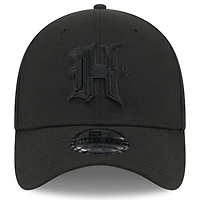 Men's New Era Black Houston Texans on 39THIRTY Flex Hat