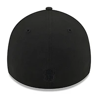 Men's New Era Black Houston Texans on 39THIRTY Flex Hat