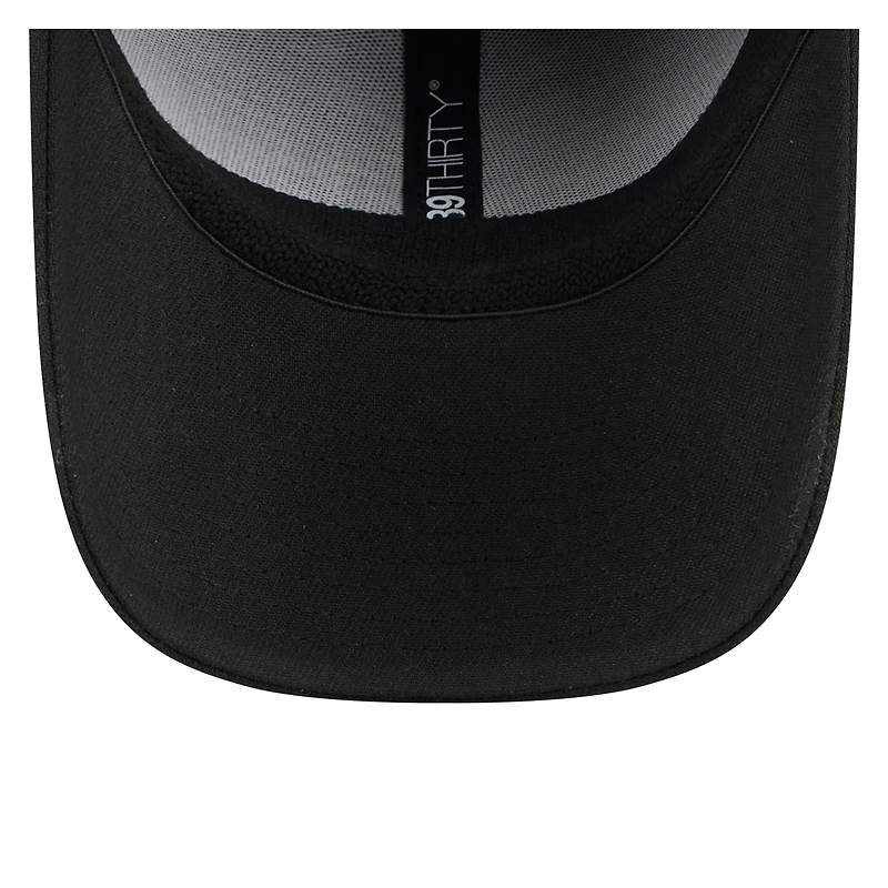 Men's New Era Black Houston Texans on 39THIRTY Flex Hat