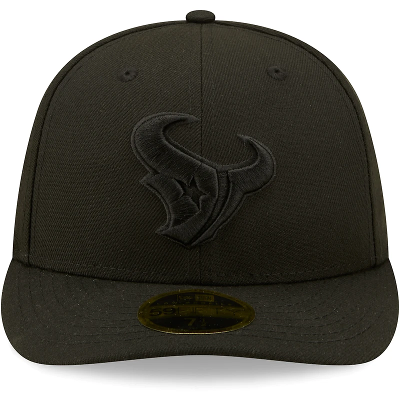 Casquette ajustée 59FIFTY II New Era Houston Texans noir sur pour homme