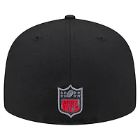 Men's New Era  Black Houston Texans Color Pop 59FIFTY Fitted Hat