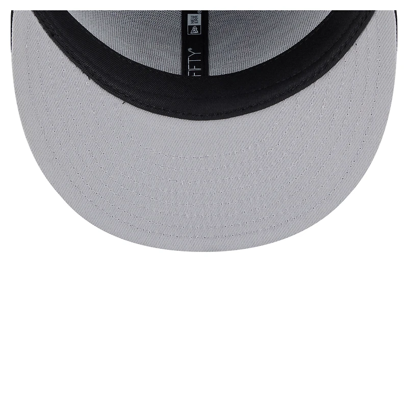 Casquette ajustée New Era 59FIFTY pour homme, noire, Houston Texans, color pop