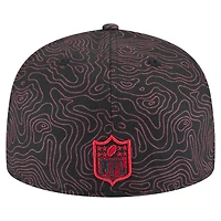 Casquette ajustée noire Houston Texans Geo 59FIFTY de New Era pour homme
