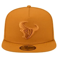 Men's New Era  Brown Houston Texans Color Pack A-Frame 59FIFTY Fitted Hat