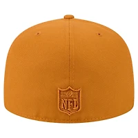 Men's New Era  Brown Houston Texans Color Pack A-Frame 59FIFTY Fitted Hat